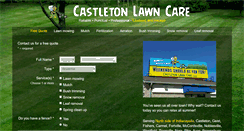 Desktop Screenshot of castletonlawncare.com